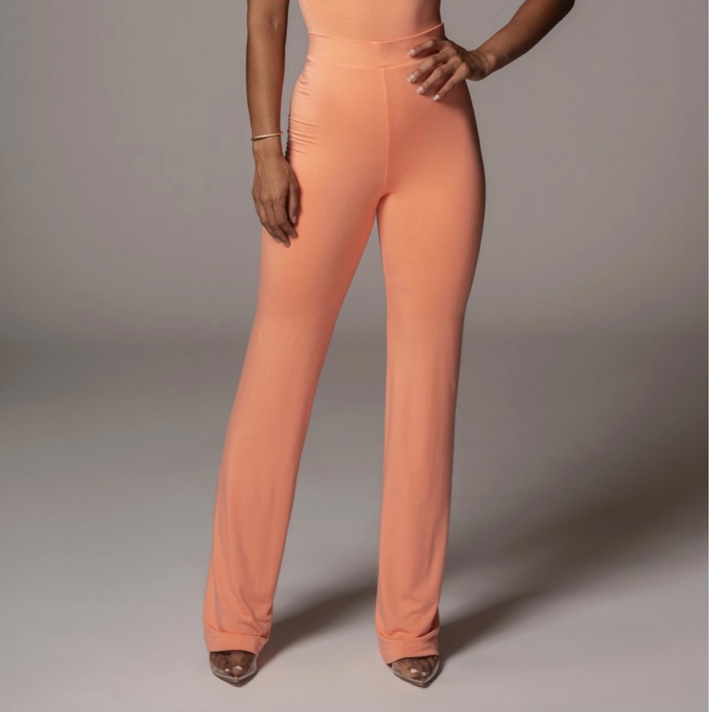 Jlux Label Peach Not So Yoga pants
